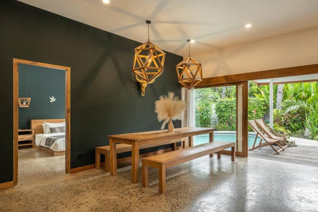 Designer New 3Bdr - Lush Garden+Pool Villa Gili Trawangan Kültér fotó